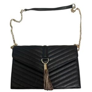 INC International Concepts Black Chain Purse